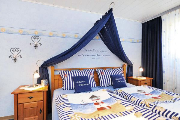 Luxuriöses Ferienhaus für 2 Personen in Ochtersum Nordsee - Schlafzimmer